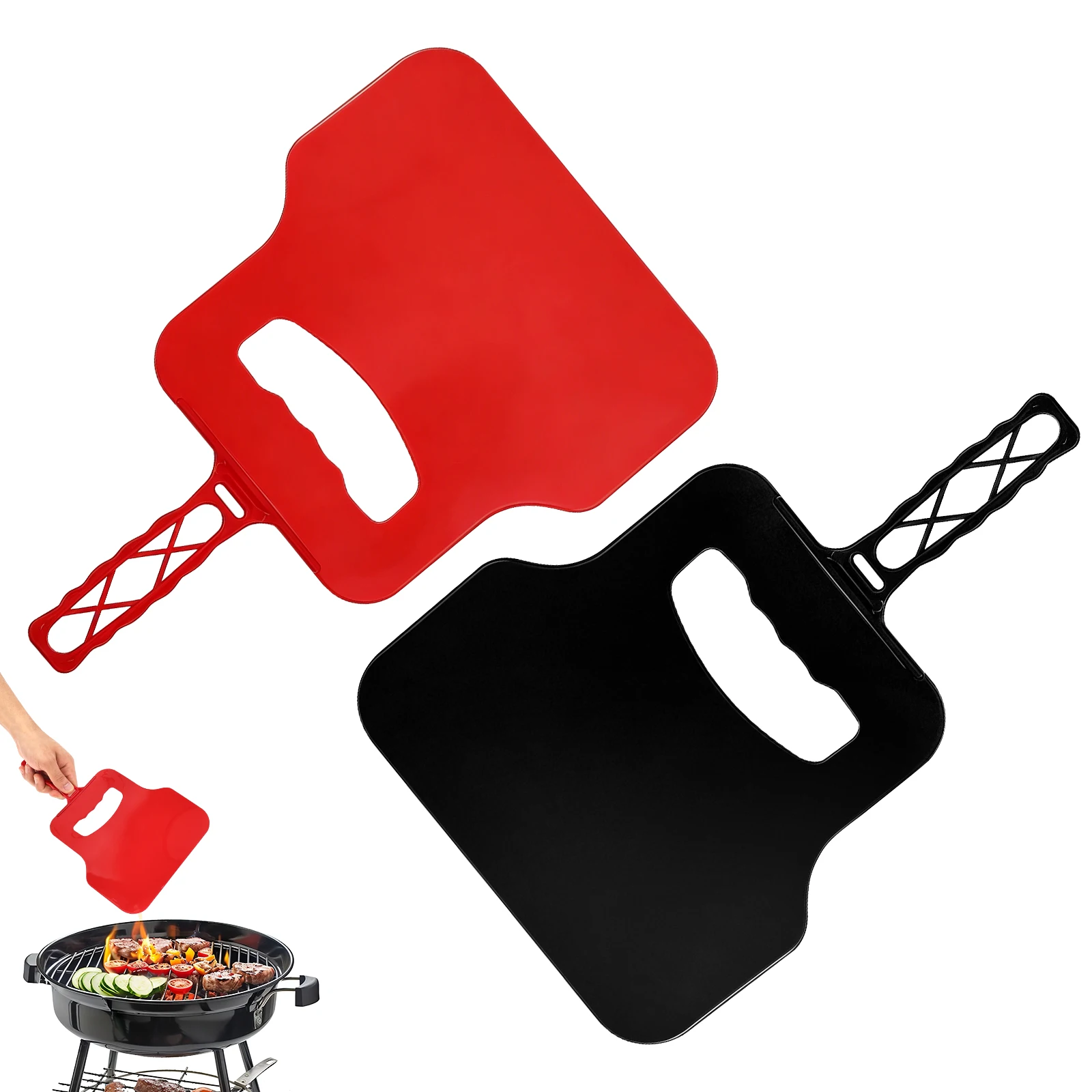 Camping Cooking Meat - Manual Wind Maker Plastic Hand Fan