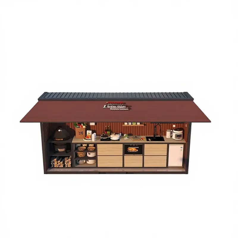 Camping Cooking One Pot - All-in-One Portable Mobile Kitchen Set for
