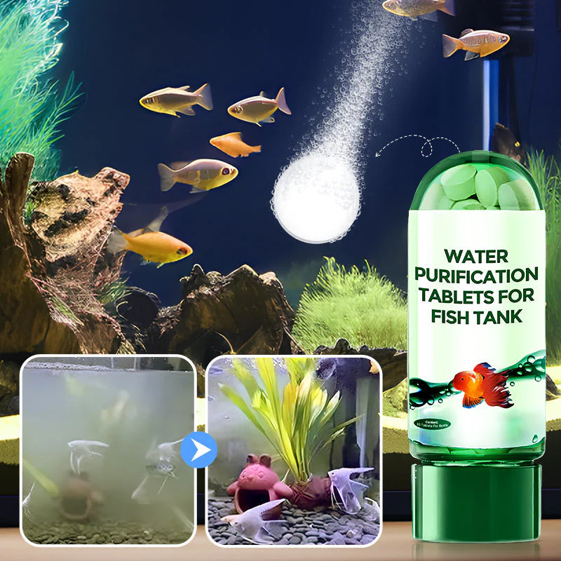 Water Purification Tablet - Water Purification Tablets Eco-Friendly Aquarium Water