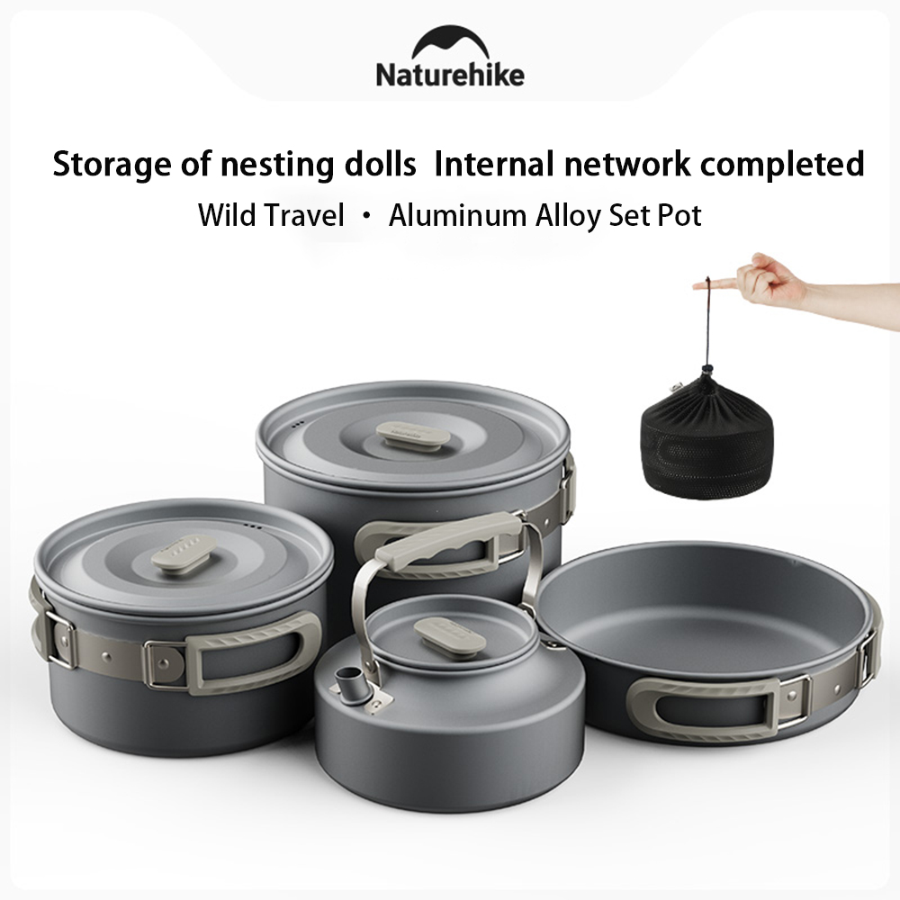 Camping Outdoor Cooking Equipment - Naturehike Outdoor Pot Set,Camping Cooking Equipment,Portable