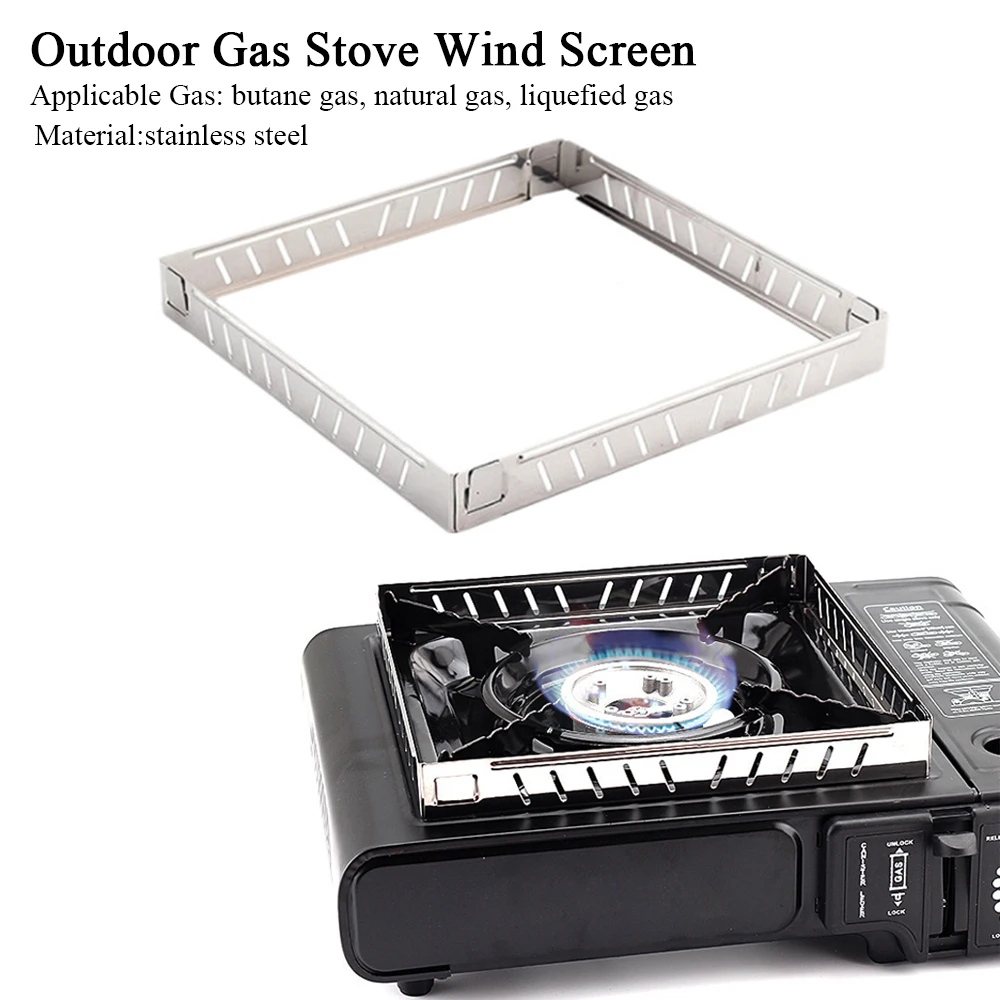 Outdoor Gas Stove Wind Screen  - Camping Cooking Windscreen recension och pris