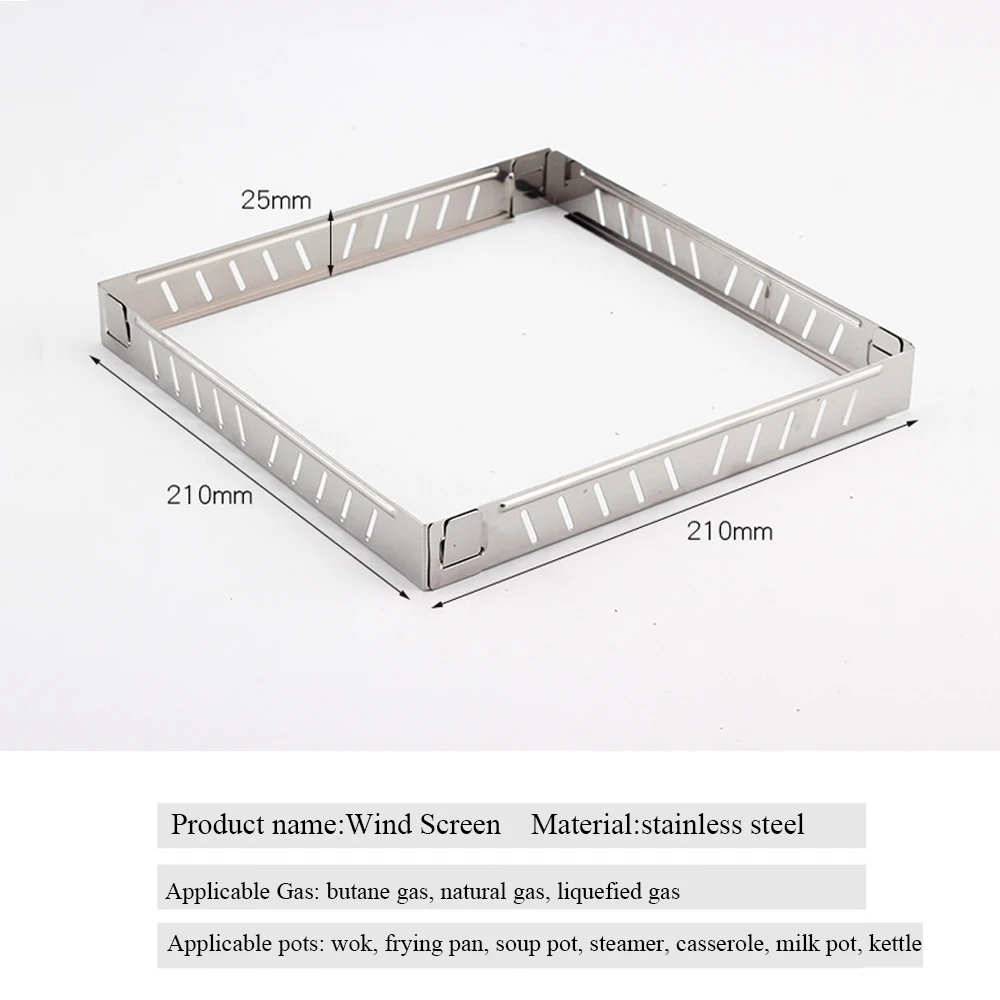 Outdoor Gas Stove Wind Screen  - Camping Cooking Windscreen recension och pris