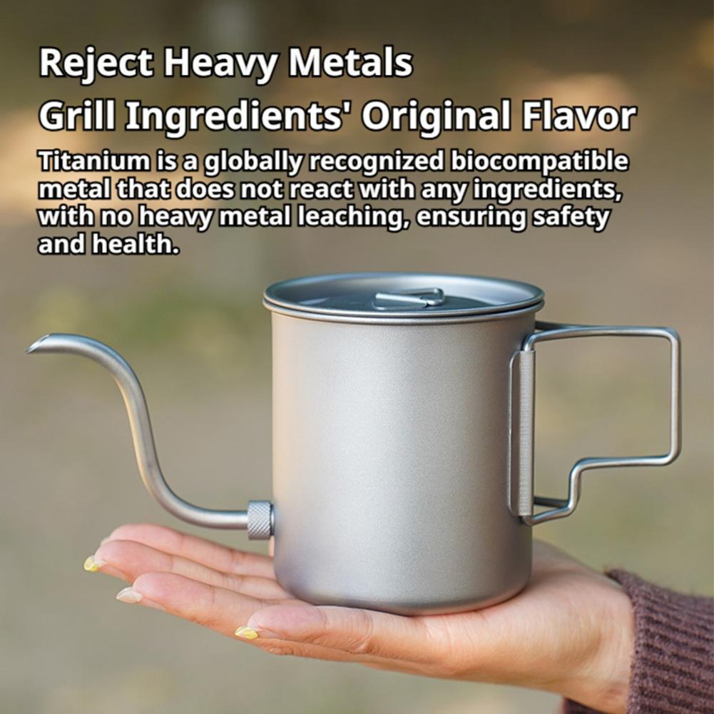 420ml Lightweight Titanium Cof - Camping Cooking Lightweight recension och pris