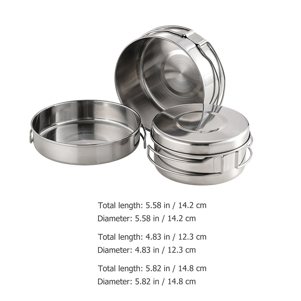 1Set Outdoor Stainless Steel C - Camping Cooking Lightweight recension och pris