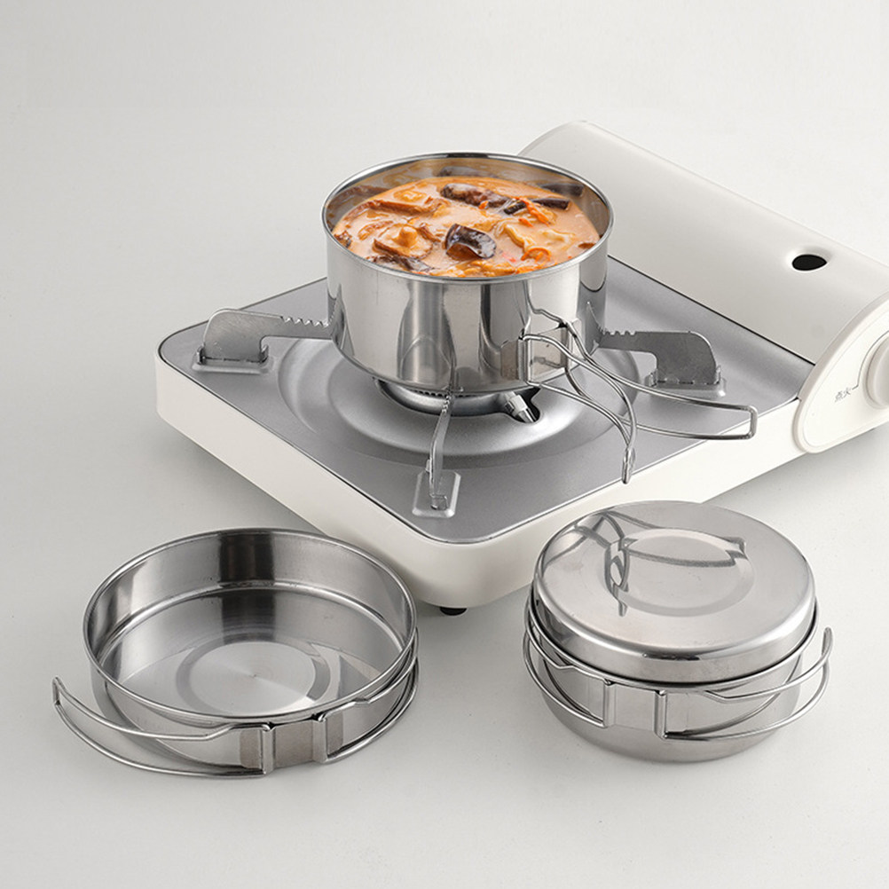 1Set Outdoor Stainless Steel C - Camping Cooking Lightweight recension och pris
