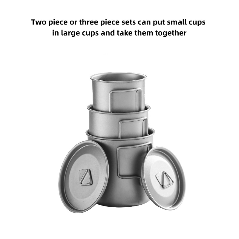 Titanium Camping Mug with Fold - Camping Cooking Lightweight recension och pris