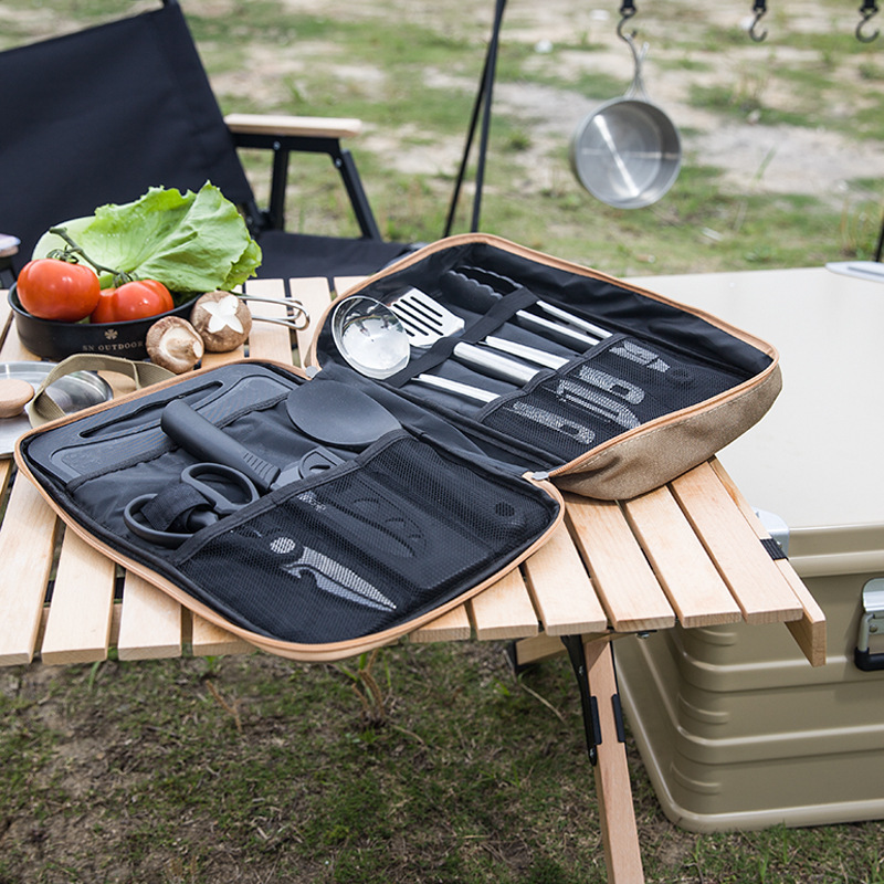 8pcs Camping Kitchen Cookware  - Camping Outdoor Cooking Equipment recension och pris