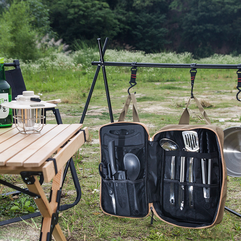 8pcs Camping Kitchen Cookware  - Camping Outdoor Cooking Equipment recension och pris