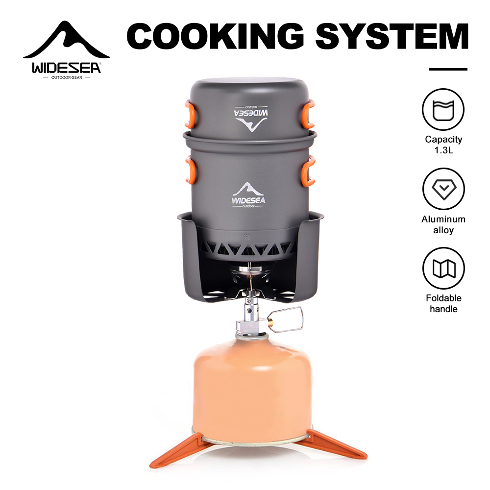 Widesea Portable Camping Stove - Camping Cooking One Pot recension och pris