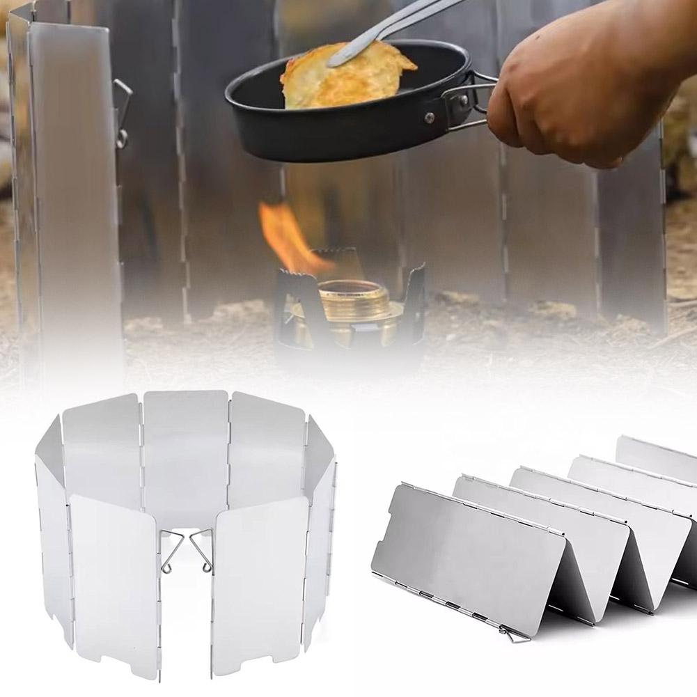 Outdoor Foldable Wind Shield C - Camping Cooking Windscreen recension och pris
