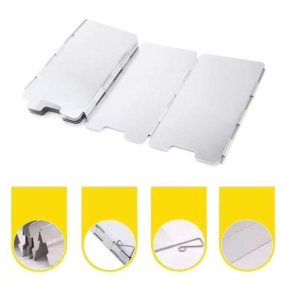 Outdoor Foldable Wind Shield C - Camping Cooking Windscreen recension och pris