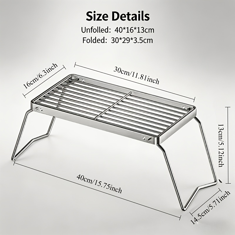 Portable Foldable Stainless Ca - Camping Cooking Lightweight recension och pris