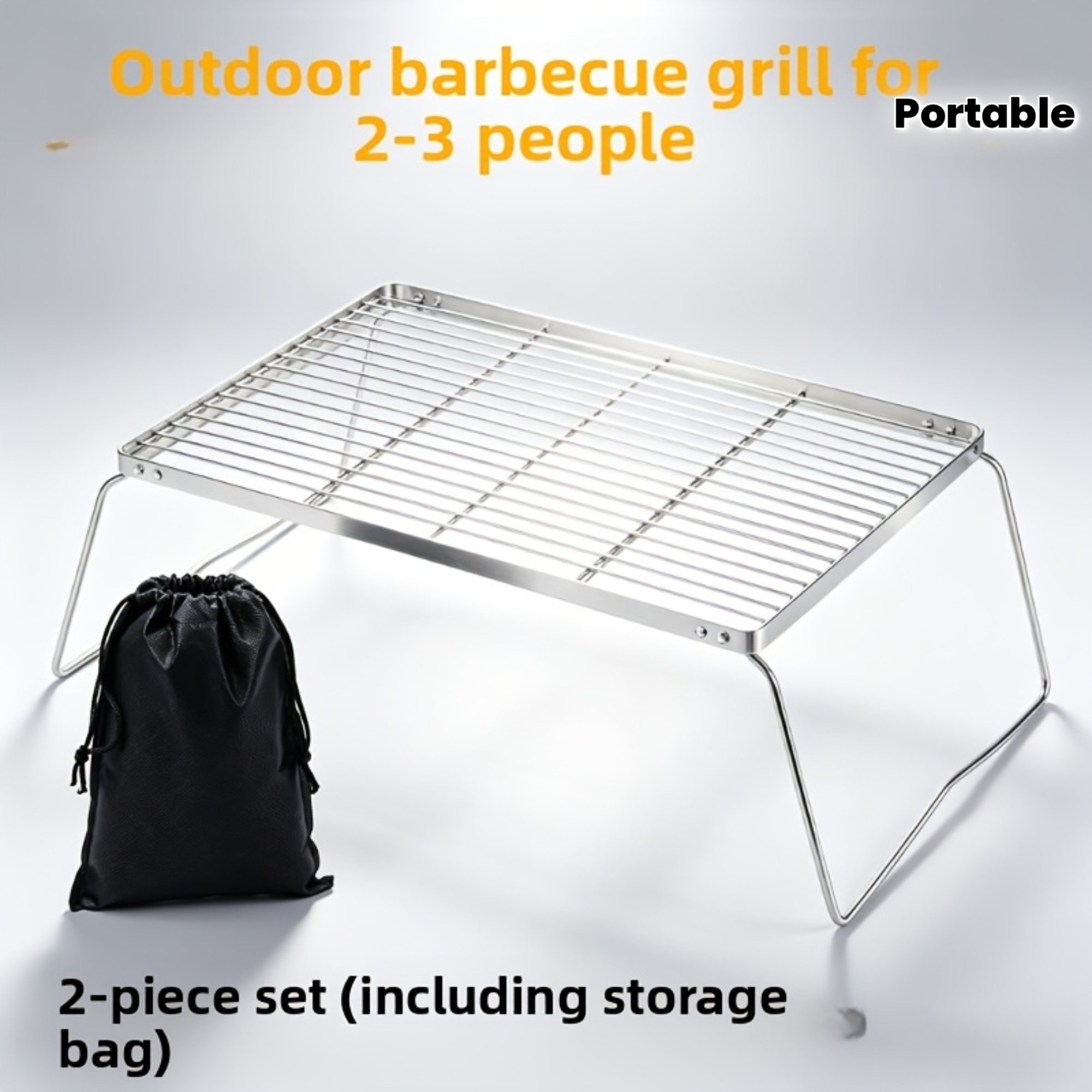 Portable Foldable Stainless Ca - Camping Cooking Lightweight recension och pris
