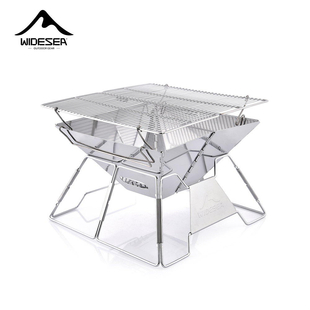 Widesea Windproof Wood-Burning - Camping Cooking Meat recension och pris