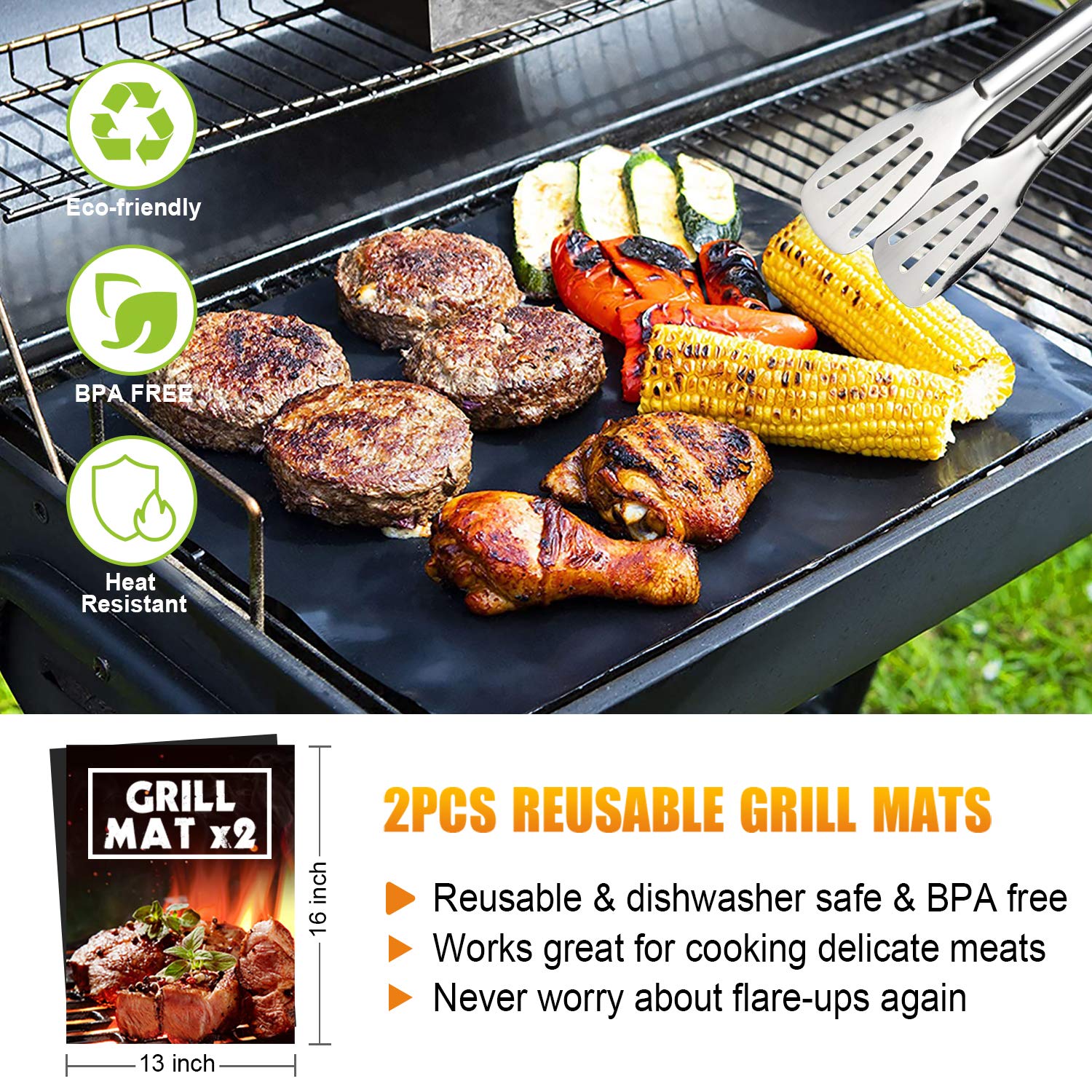 38PCS BBQ Grill Accessories Se - Camping Cooking Accessories Set recension och pris