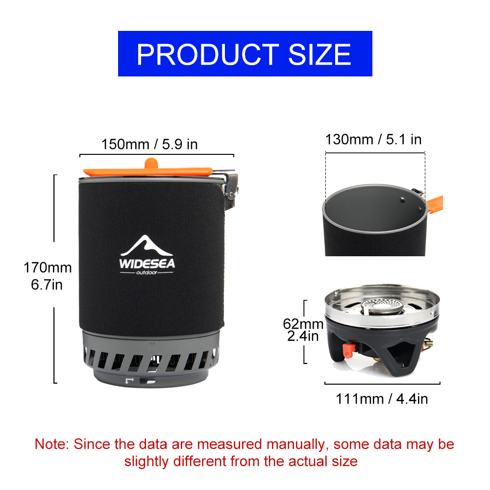 Widesea Camping Cooking System - Camping Cooking Pot recension och pris