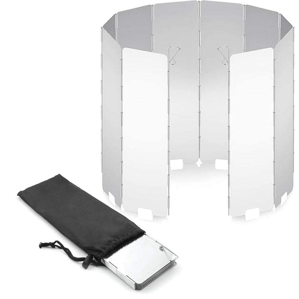 Lightweight Folding Camping St - Camping Cooking Windscreen recension och pris