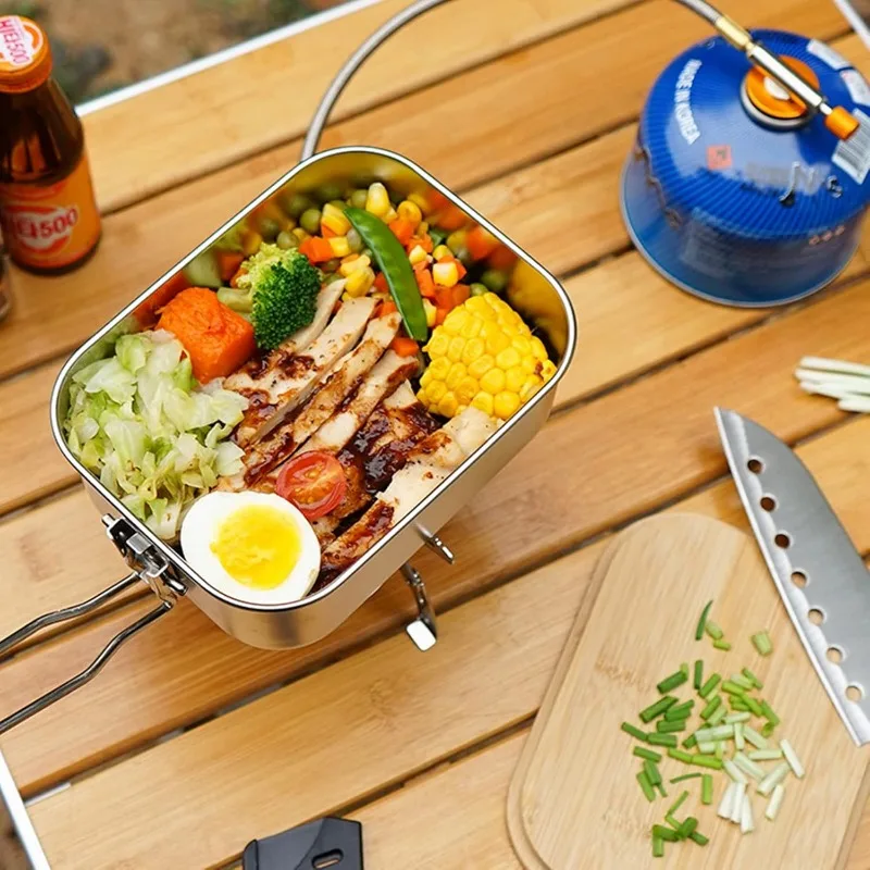 304 Stainless Steel Lunch Box  - Camp Cutting Board recension och pris