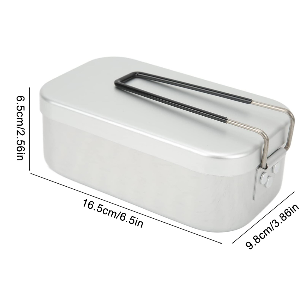 800ML Aluminum Lunch Boxes Out - Camping Cooking Meat recension och pris