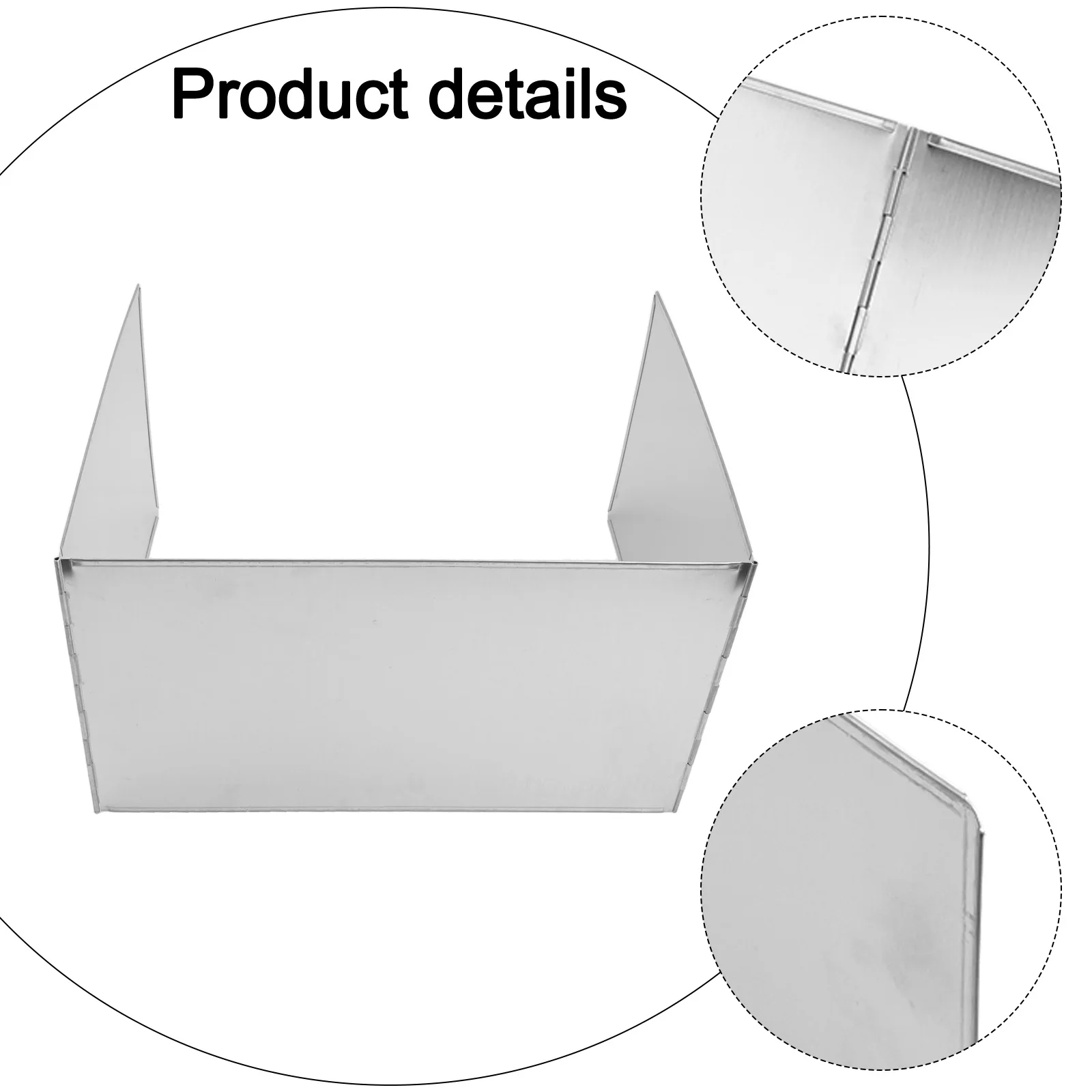 /Stainless /Steel /Foldable Ca - Camping Cooking Windscreen recension och pris
