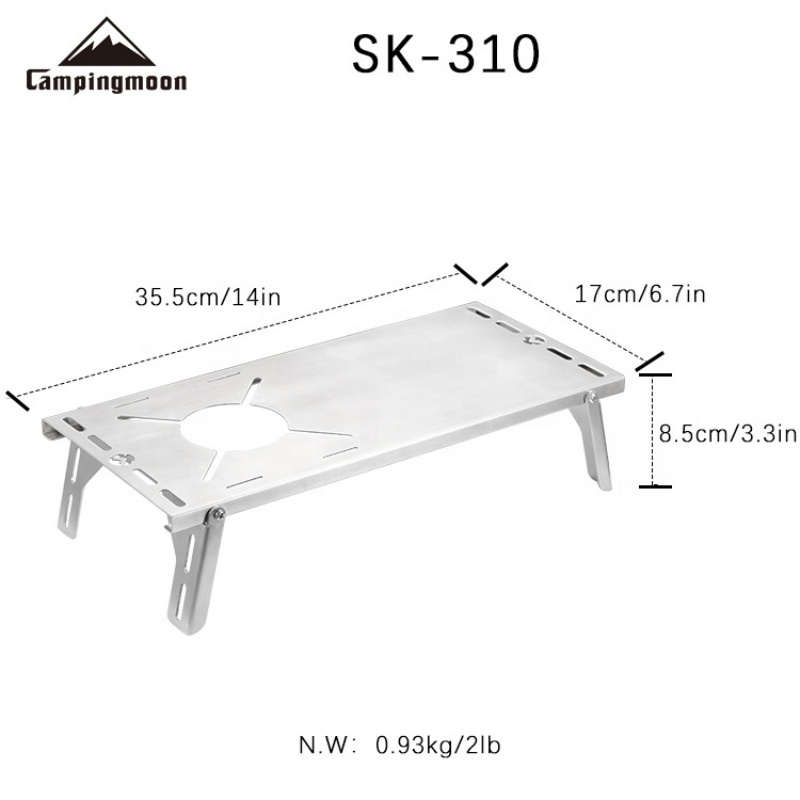 CAMPINGMOON SK-310 Multifuncti - Camping Cooking Table With Storage recension och pris