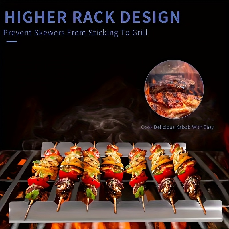 2pcs Kebab Rack Kebab Stands S - Camping Cooking Full Set recension och pris