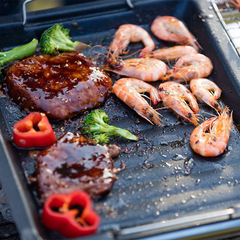 Outdoors Thick Square Grill Pa - Camping Cooking Meat recension och pris