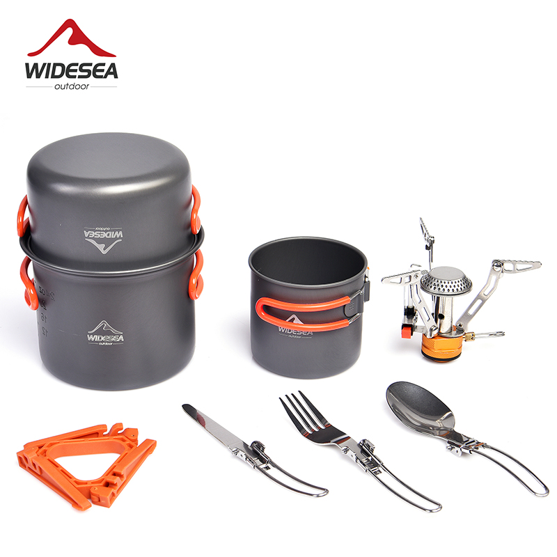 Widesea Camping Cookware Set O - Camping Cooking Full Set recension och pris
