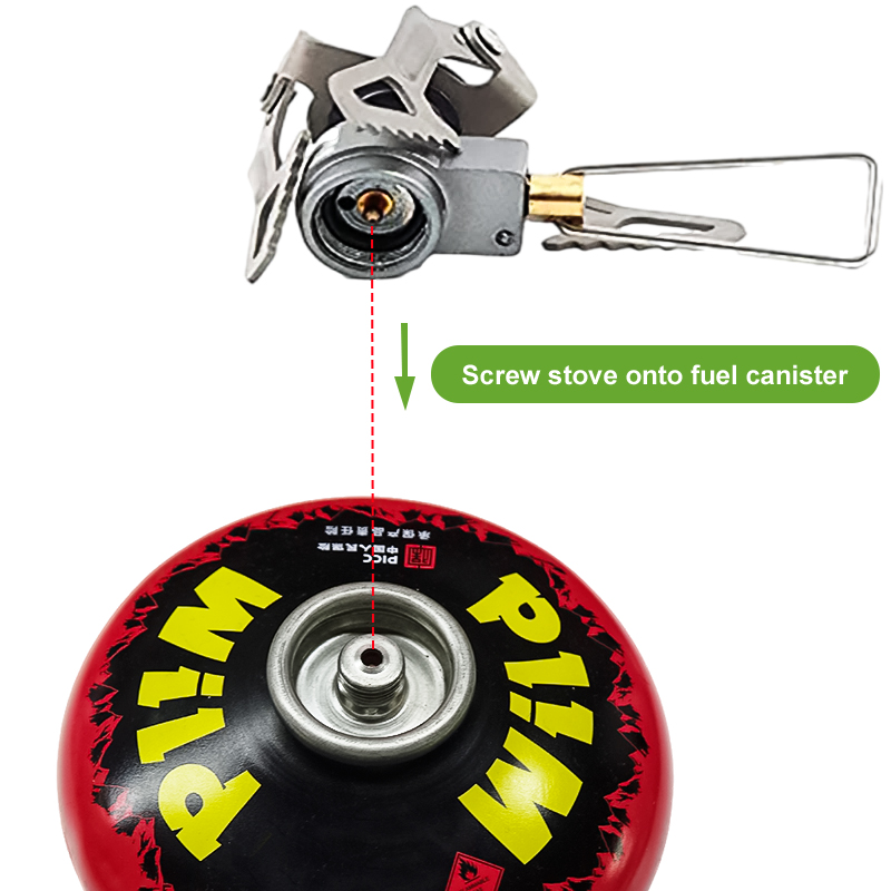 BRS Outdoor Gas Stove Mini Cam - Cooking On Camping Stove recension och pris