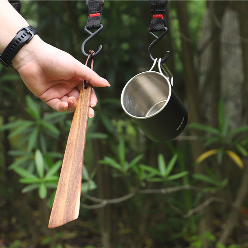 Wooden Spatula Portable Turner - Camping Cooking Windscreen recension och pris