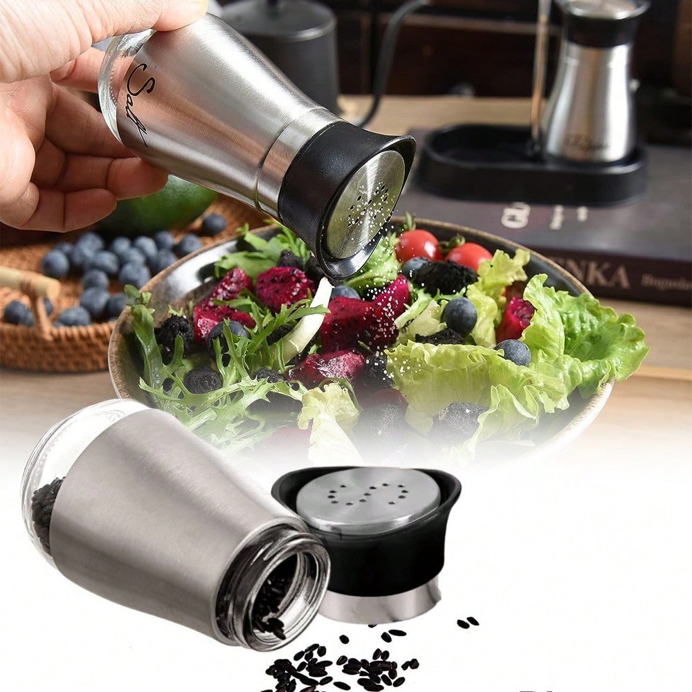 1 Salt/Pepper Shaker 4 Oz Glas - Camping Cooking Gifts recension och pris