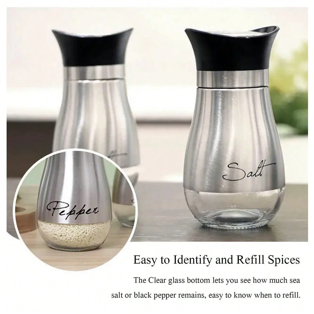1 Salt/Pepper Shaker 4 Oz Glas - Camping Cooking Gifts recension och pris