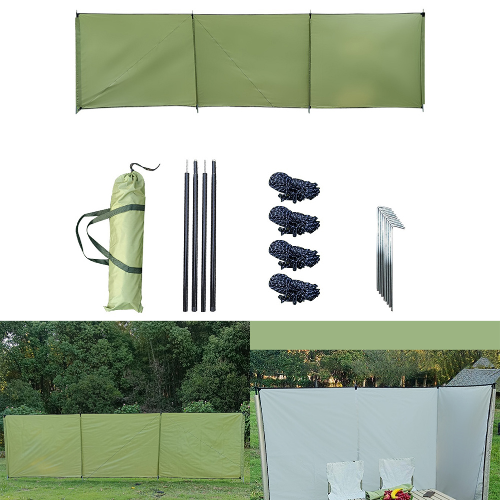Extra-Large Oxford Cloth Campi - Camping Cooking Windscreen recension och pris