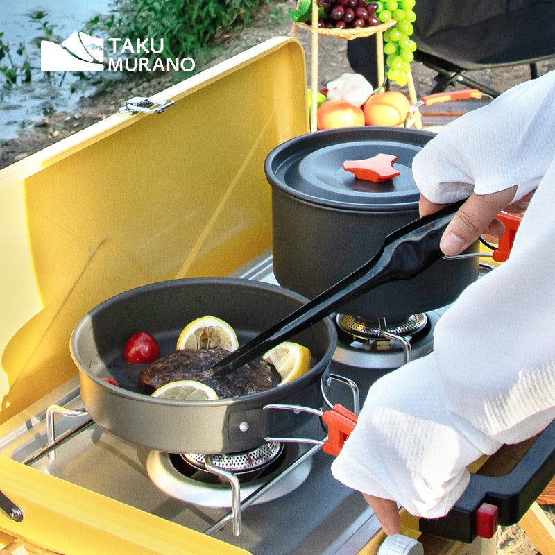 Camping Cookware Set Outdoor C - Camping Cooking Accessories Set recension och pris