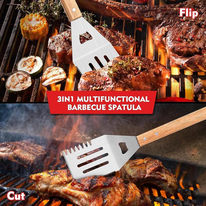 3pcs BBQ Utensils BBQ Grill To - Camping Cooking Accessories Set recension och pris
