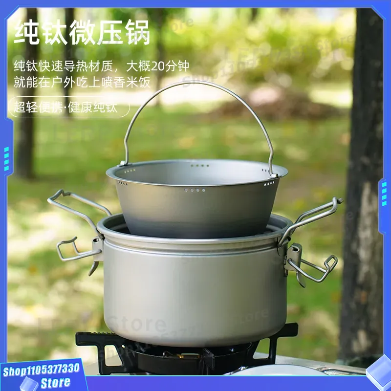 Pure Titanium Camping Pot Ligh - Camping Cooking Vessel recension och pris