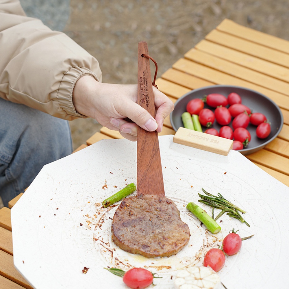 Outdoor Camping Wooden Spatula - Camping Cooking Windscreen recension och pris