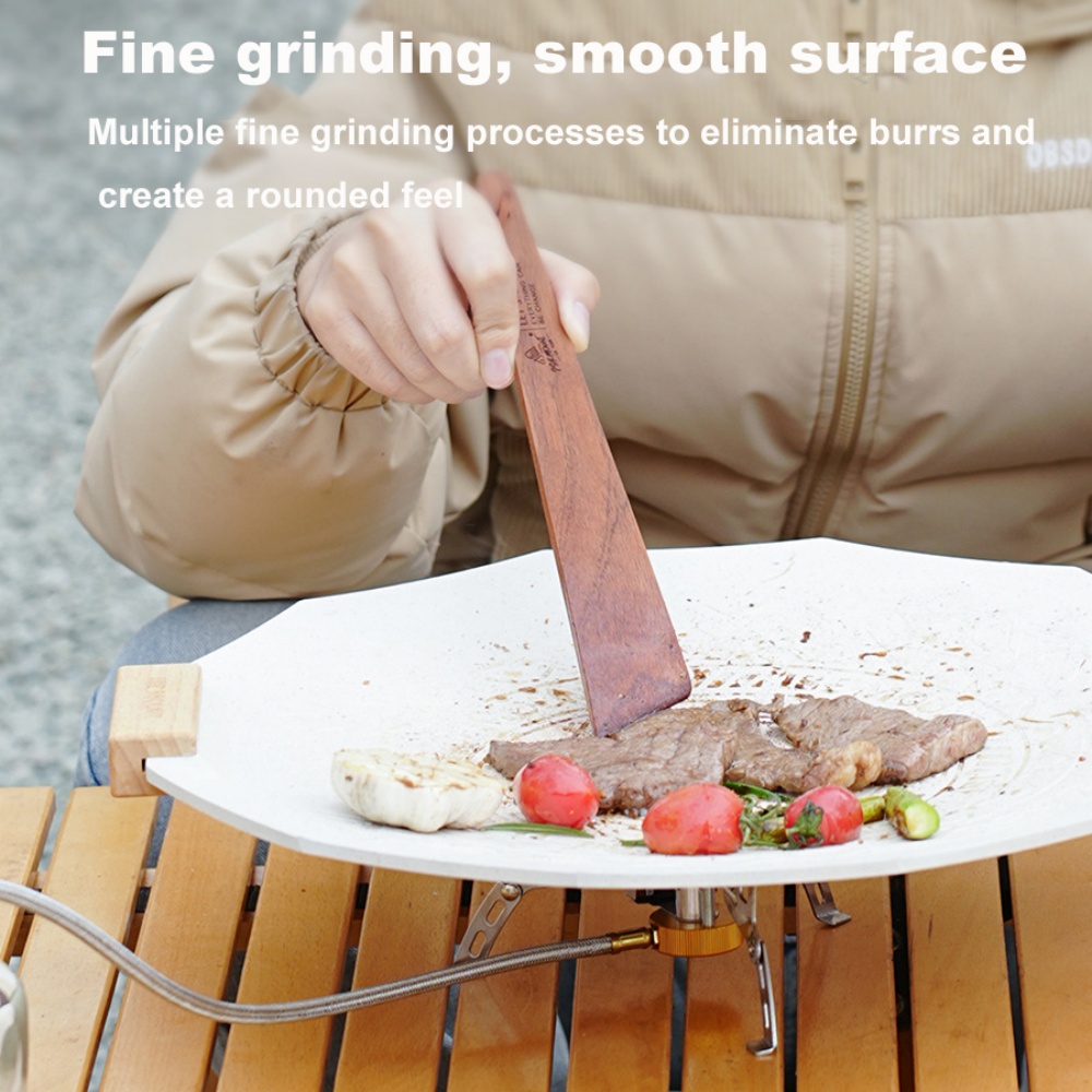Outdoor Camping Wooden Spatula - Camping Cooking Windscreen recension och pris