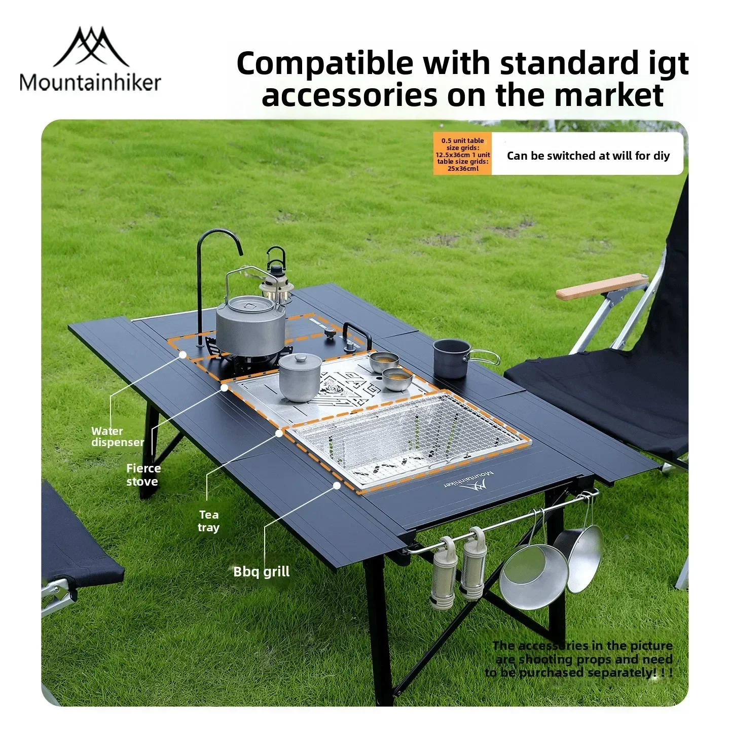 Upgraded Folding IGT Camping L - Camping Cooking Options recension och pris
