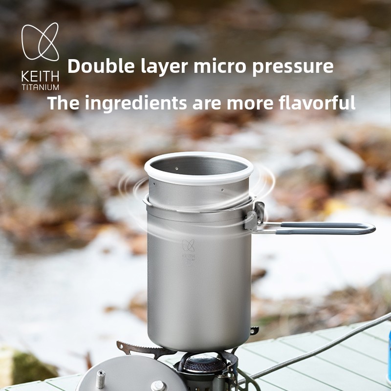 Keith Pure Titanium Outdoor Pr - Camping Cooking Lightweight recension och pris
