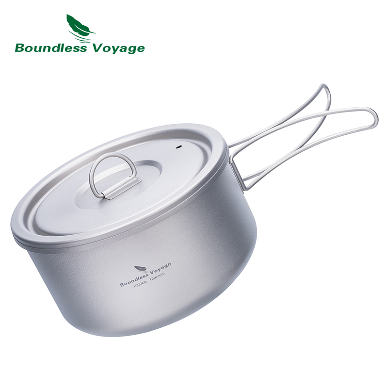 Boundless Voyage Titanium Camp - Camping Cooking Pot recension och pris