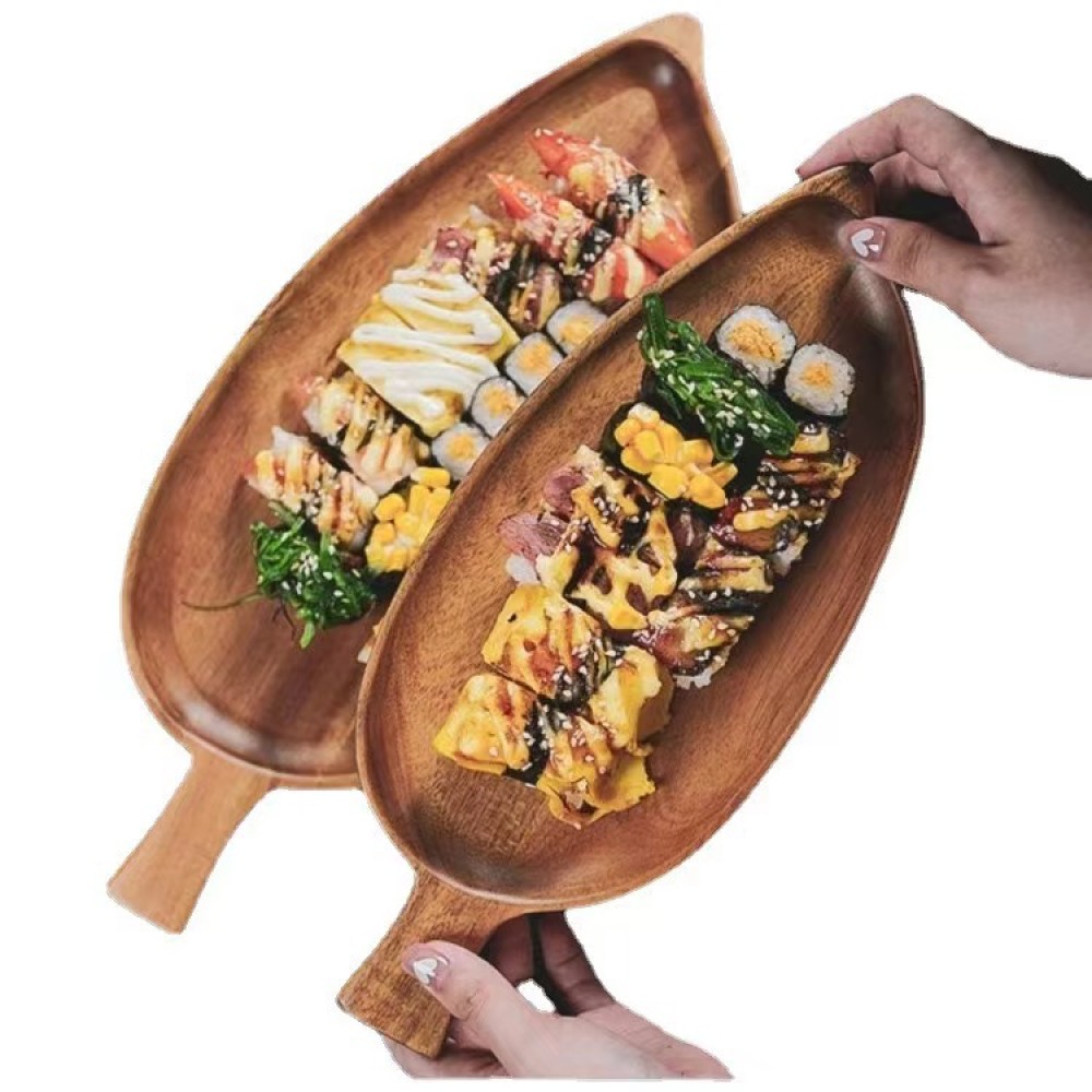 Wooden Leaf Shaped Waterproof  - Camping Cooking Meat recension och pris