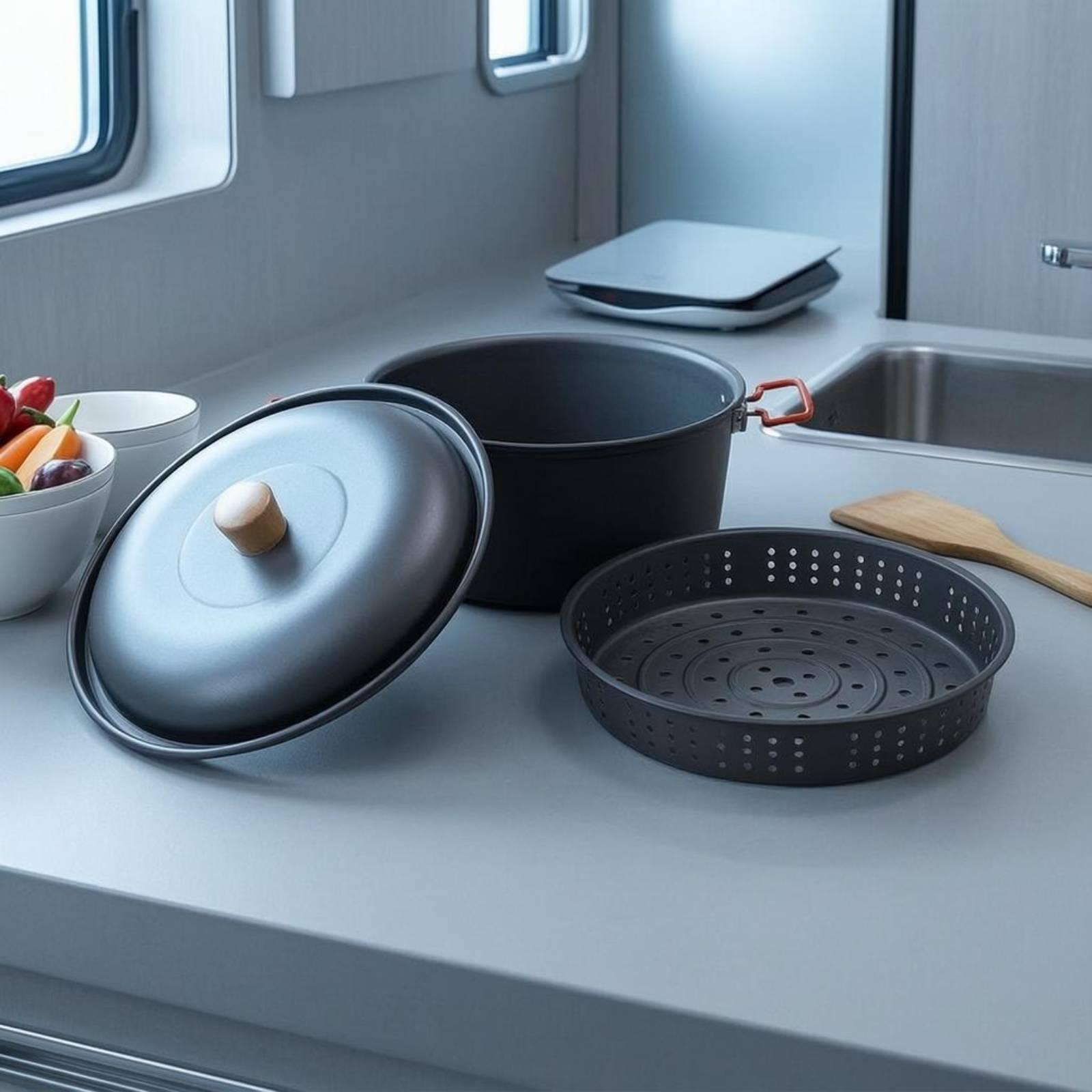 Aluminum Alloy Outdoor Cooking - Camping Cooking Vessel recension och pris
