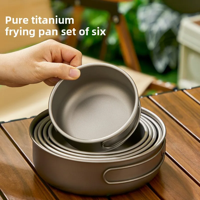 Titanium Outdoor Pot Set Picni - Camping Cooking Lightweight recension och pris