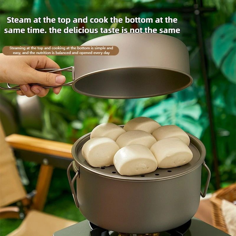 Titanium Outdoor Pot Set Picni - Camping Cooking Lightweight recension och pris