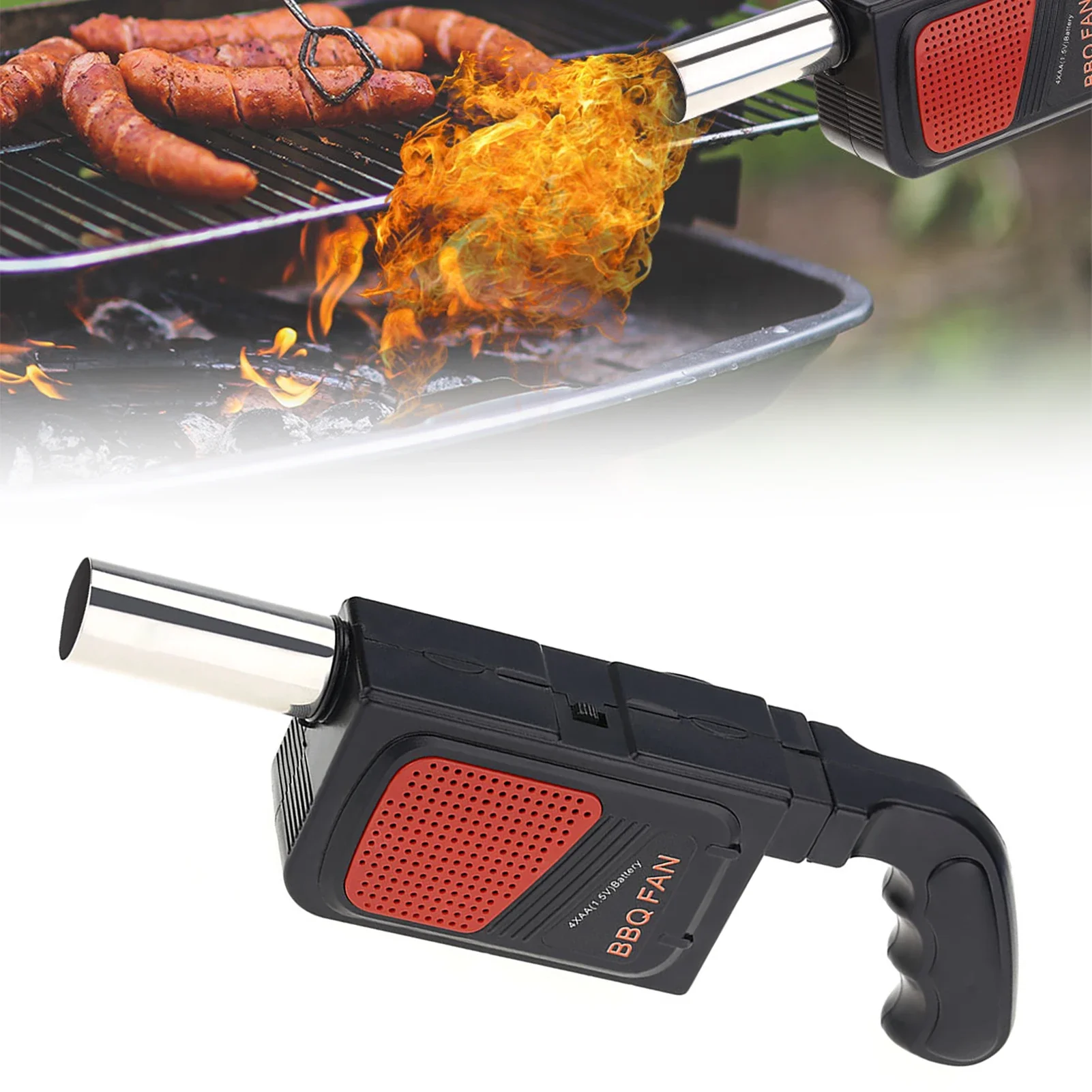 Portable Handheld Electric BBQ - Camping Cooking Meat recension och pris