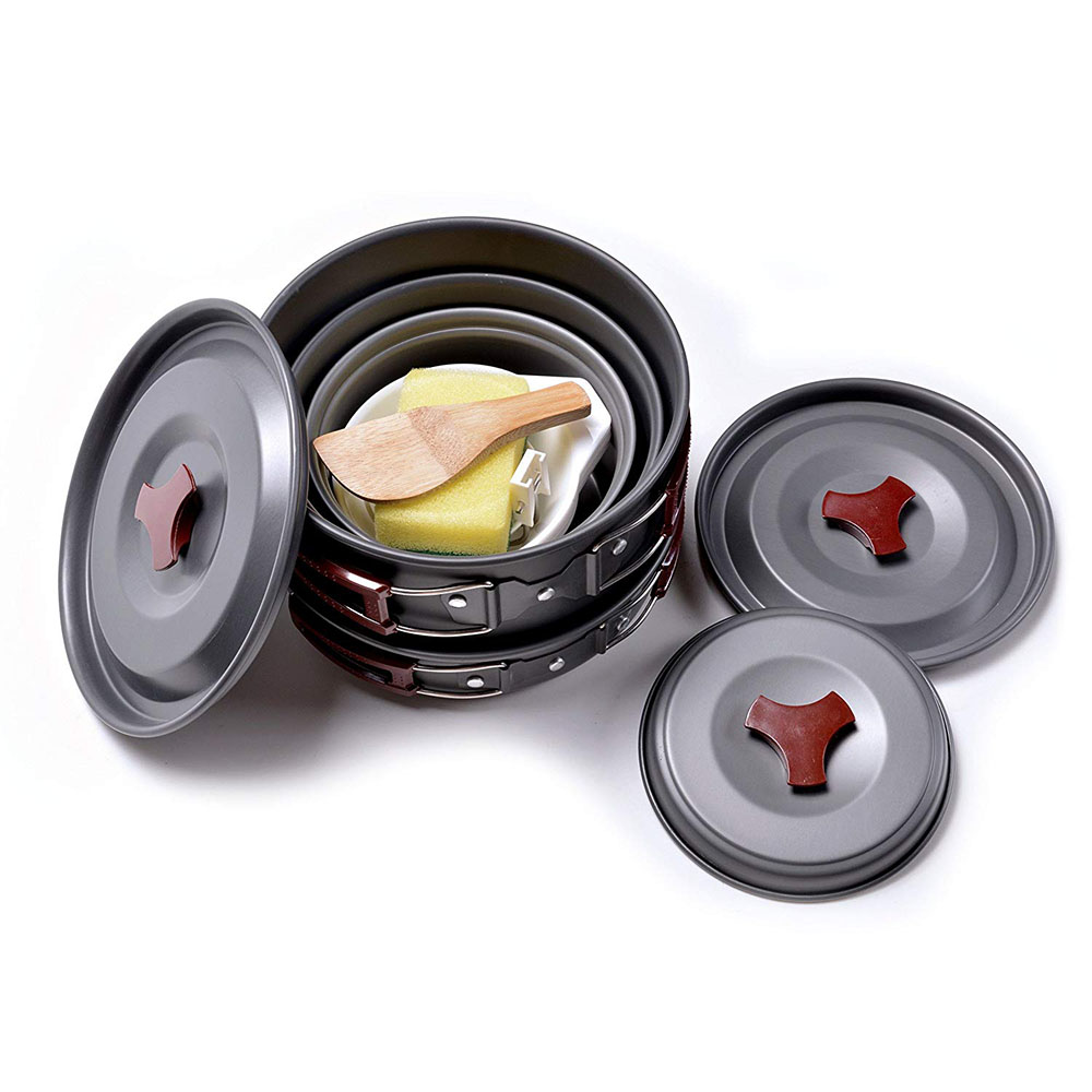 Outdoor Camping Cookware Kit N - Camping Cooking Lightweight recension och pris