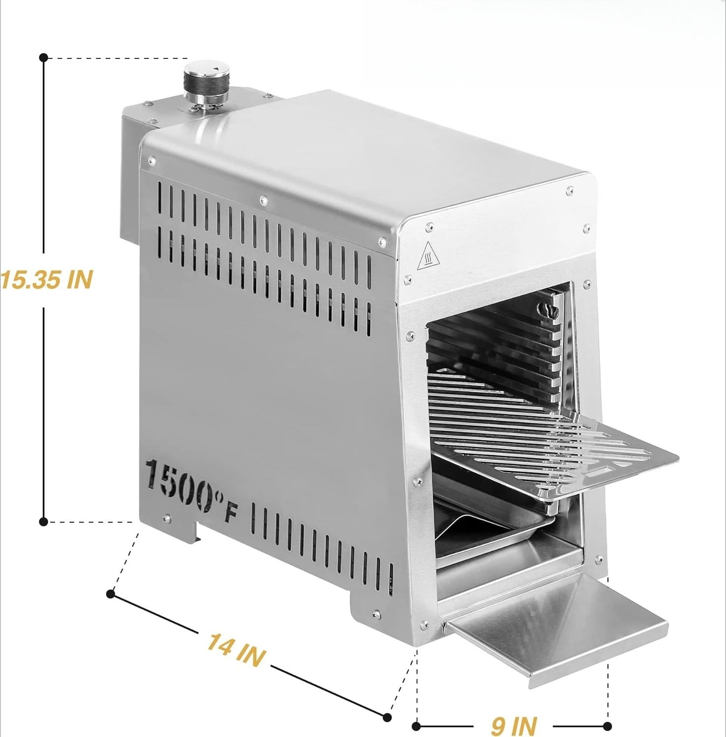 Applicable to Portable Stainle - Camping Cooking Broiler recension och pris