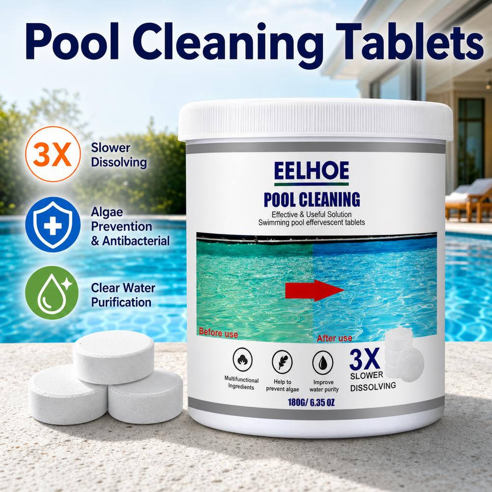 Swimming Pool Effervescent Cle - Water Purification Tablet recension och pris