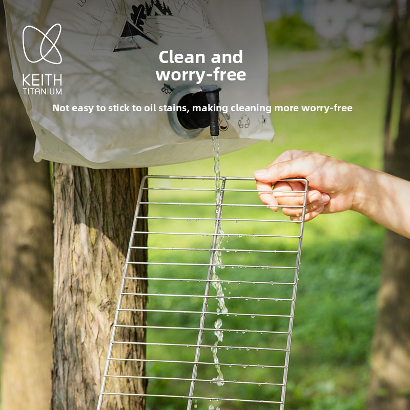 KEITH Pure Titanium Barbecue G - Camping Cooking Lightweight recension och pris